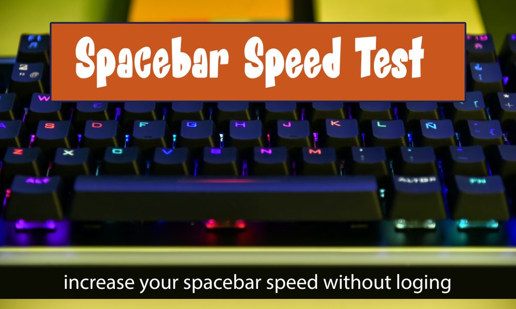 What is a spacebar counter?
