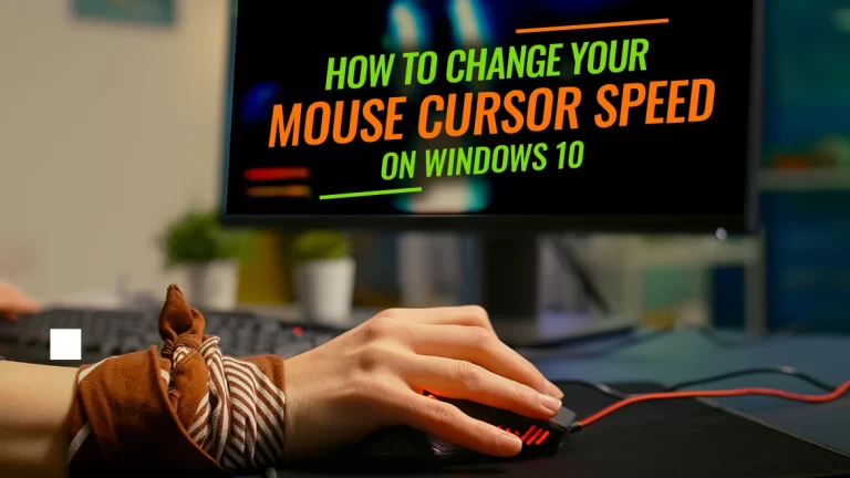 How to change your mouse cursor speed on Windows 10